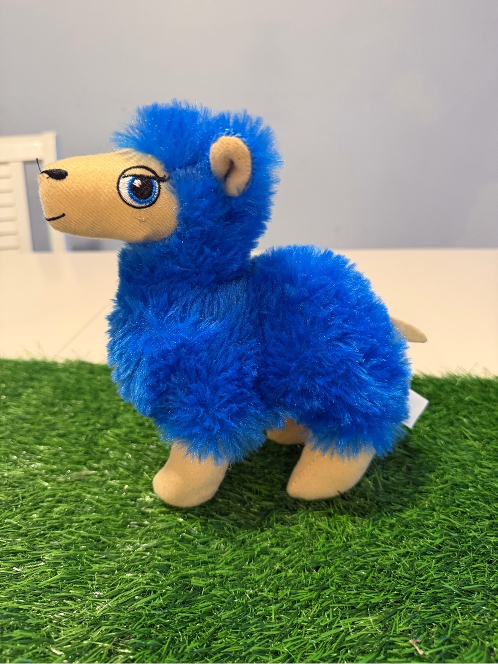 Goffa Camel 8" Furry Blue Stuffed‎ Animal Plush Toy Soft